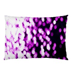 Bokeh Background In Purple Color Pillow Case by Amaryn4rt