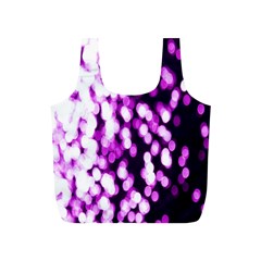 Bokeh Background In Purple Color Full Print Recycle Bags (s)  by Amaryn4rt