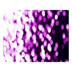 Bokeh Background In Purple Color Double Sided Flano Blanket (large)  by Amaryn4rt