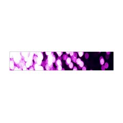 Bokeh Background In Purple Color Flano Scarf (mini) by Amaryn4rt