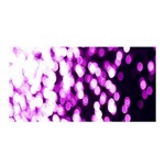 Bokeh Background In Purple Color Satin Wrap Front