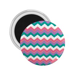 Chevron Pattern Colorful Art 2 25  Magnets by Amaryn4rt