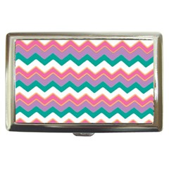 Chevron Pattern Colorful Art Cigarette Money Cases by Amaryn4rt