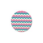 Chevron Pattern Colorful Art Golf Ball Marker (4 pack) Front