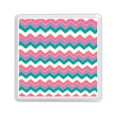 Chevron Pattern Colorful Art Memory Card Reader (square) 