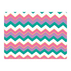 Chevron Pattern Colorful Art Double Sided Flano Blanket (mini) 