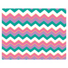 Chevron Pattern Colorful Art Double Sided Flano Blanket (medium) 