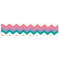 Chevron Pattern Colorful Art Flano Scarf (small) by Amaryn4rt