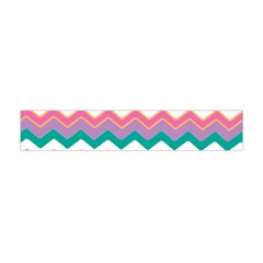 Chevron Pattern Colorful Art Flano Scarf (mini) by Amaryn4rt