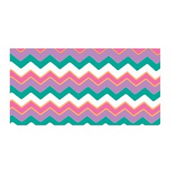 Chevron Pattern Colorful Art Satin Wrap by Amaryn4rt