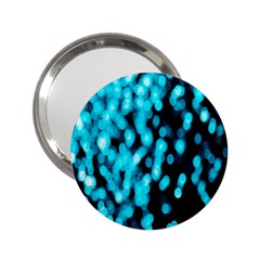 Bokeh Background In Blue Color 2 25  Handbag Mirrors by Amaryn4rt