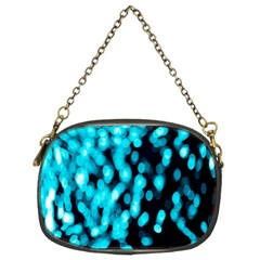 Bokeh Background In Blue Color Chain Purses (two Sides)  by Amaryn4rt