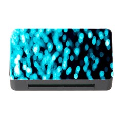 Bokeh Background In Blue Color Memory Card Reader With Cf