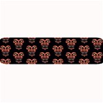 Dark Conversational Pattern Large Bar Mats 32 x8.5  Bar Mat