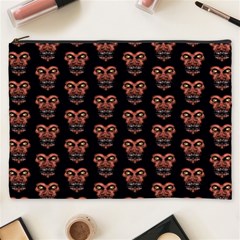 Dark Conversational Pattern Cosmetic Bag (xxxl)  by dflcprints