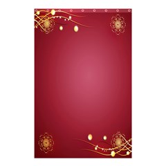 Red Background With A Pattern Shower Curtain 48  X 72  (small) 