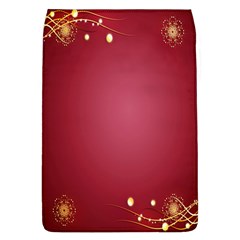 Red Background With A Pattern Flap Covers (l)  by Amaryn4rt