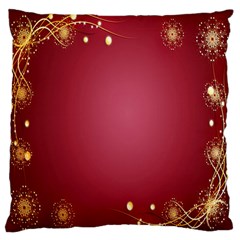 Red Background With A Pattern Standard Flano Cushion Case (one Side) by Amaryn4rt