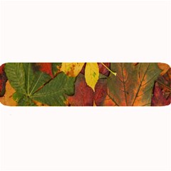 Colorful Autumn Leaves Leaf Background Large Bar Mats