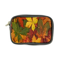 Colorful Autumn Leaves Leaf Background Coin Purse by Amaryn4rt