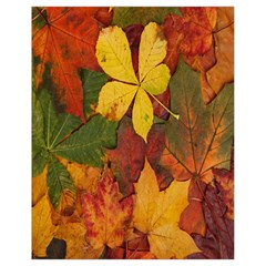 Colorful Autumn Leaves Leaf Background Drawstring Bag (small) by Amaryn4rt