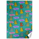 Meow Cat Pattern Canvas 20  x 30   19.62 x28.9  Canvas - 1