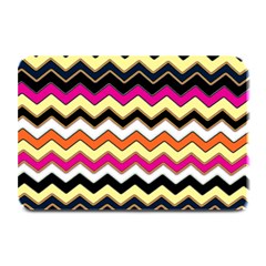 Colorful Chevron Pattern Stripes Plate Mats