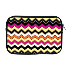 Colorful Chevron Pattern Stripes Apple Macbook Pro 17  Zipper Case by Amaryn4rt