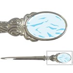 Blue Tiger Animal Pattern Digital Letter Openers Front