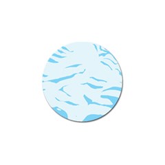 Blue Tiger Animal Pattern Digital Golf Ball Marker (10 Pack) by Amaryn4rt