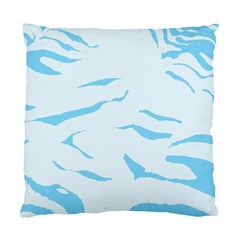 Blue Tiger Animal Pattern Digital Standard Cushion Case (one Side) by Amaryn4rt