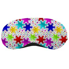 Snowflake Pattern Repeated Sleeping Masks by Amaryn4rt