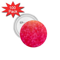 Abstract Red Octagon Polygonal Texture 1 75  Buttons (100 Pack)  by TastefulDesigns