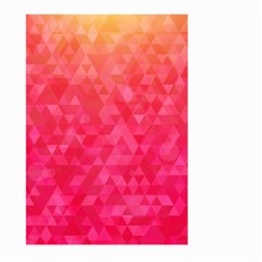 Abstract Red Octagon Polygonal Texture Large Garden Flag (two Sides) by TastefulDesigns