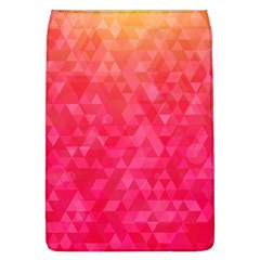 Abstract Red Octagon Polygonal Texture Flap Covers (l)  by TastefulDesigns