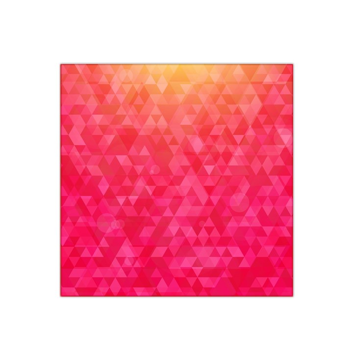 Abstract red octagon polygonal texture Satin Bandana Scarf