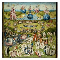 Hieronymus Bosch Garden Of Earthly Delights Large Satin Scarf (square) by MasterpiecesOfArt