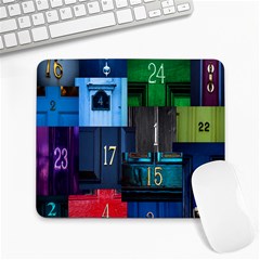 Door Number Pattern Large Mousepads by Amaryn4rt