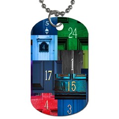 Door Number Pattern Dog Tag (one Side) by Amaryn4rt