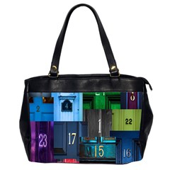 Door Number Pattern Office Handbags (2 Sides)  by Amaryn4rt