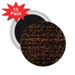 Colorful And Glowing Pixelated Pattern 2 25  Magnets (10 Pack)  by Amaryn4rt