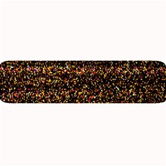 Colorful And Glowing Pixelated Pattern Large Bar Mats by Amaryn4rt