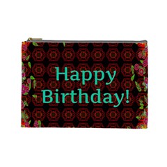 Happy Birthday To You! Cosmetic Bag (large)  by Amaryn4rt