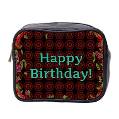 Happy Birthday To You! Mini Toiletries Bag 2-side by Amaryn4rt