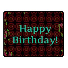 Happy Birthday To You! Fleece Blanket (small) by Amaryn4rt