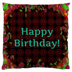 Happy Birthday To You! Standard Flano Cushion Case (two Sides) by Amaryn4rt