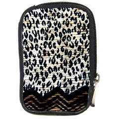 Tiger Background Fabric Animal Motifs Compact Camera Cases by Amaryn4rt