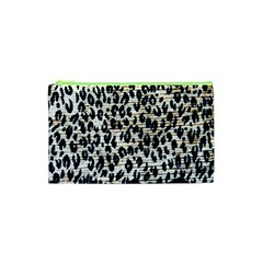 Tiger Background Fabric Animal Motifs Cosmetic Bag (xs) by Amaryn4rt