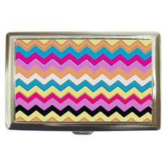 Chevrons Pattern Art Background Cigarette Money Cases by Amaryn4rt