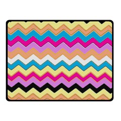 Chevrons Pattern Art Background Fleece Blanket (small) by Amaryn4rt